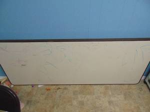 lot 1356 image: 6 foot Metal Folding Table