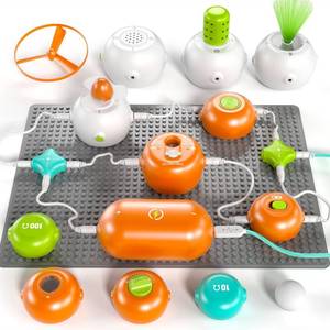 lot 3343 image: SNAEN Science Circuit Circuit for Kids DIY Electronic Toy 100 Projects, 30 Circuit Parts, Science Game for Boys Girls, Educational Toys for Kids 3
