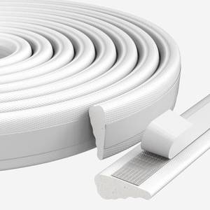 lot 3384 image: 16.4 Ft Weather Stripping Seal Strip for DoorsWindows,Soundproofing Window Insulation Draft Stopper for Winter, Selfadhesive Foam Weather Strip for Door Frame,Door Gap Filler Noise Blocker(White)