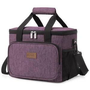 lot 3415 image: Lifewit Large Lunch Bag Insulated Lunch Box Soft Cooler Cooling Tote for Adult Men Women,Purple 24-Can (15L)