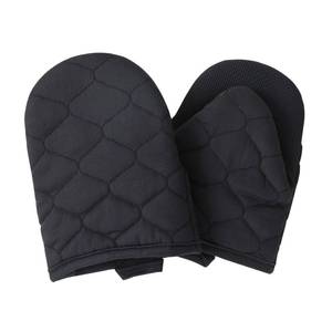lot 3439 image: Glynniss Heat Resistant Mini Oven Mitts, 2 Pcs of Short Silicone Oven Mitts, Non-Slip Grip Surfaces Kitchen Gloves for Cooking, Machine Washable with Hanging Loops Oven Gloves (5.5x7 inches, Teal)