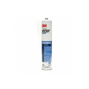 lot 3448 image: 3M Marine Adhesive Sealant 5200 (06504) Permanent Bonding and Sealing for Boats and RVs Above and Below the Waterline Waterproof Repair, Black, 10 fl oz Cartridge