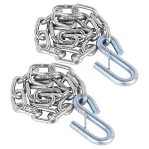 lot 3533 image: Tnyeobae 27 Trailer Safety Chain with 1pcs 316 Spring Hook, Grade-30 Metal Safety Chain Kit 3000 lbs(Pack of 2)