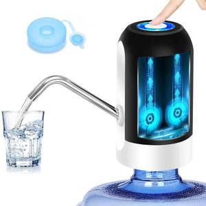 lot 3570 image: Myvision Automatic Drinking Water Pump ,USB Charging ,Portable Electric Water Dispenser Switch for Universal 5 Gallon Bottle - Black
