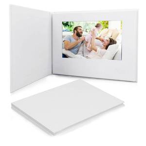 lot 3587 image: Video Brochure Card, 7 Inch Touchscreen IPS HD Video Memory Book, 4GB Video Greeting Card Digital Photo Video Frame Brochure for Mothers Day Anniversary Christmas Wedding Gift