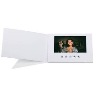 lot 3588 image: Video Greeting Card,Blank Video Book,Customize Your Own Video Album,Plays Up to 3 Hours of Video and Photos, 7in IPS Display, 4GB of Memory, Rechargeable Battery