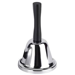 lot 3599 image: MROCO Loud Hand Bell, Silver Steel Hand Bells for Adults, Dinner Bells for Inside Classroom Bell, for Food Line, Alarm, Jingles, Ringing