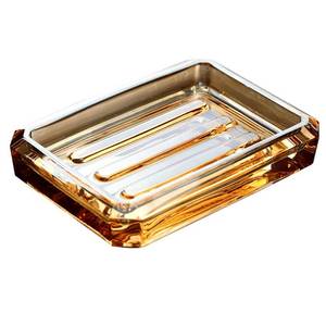 lot 3628 image: Transparent Soap Box Glass Soap Case Decorative Soap Case Bathroom Accessory Household Soap Case Soap Dish Glass Soap Holder Soap Supply Household Soap Holder