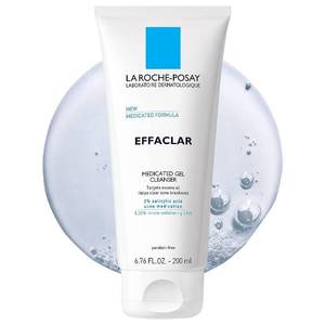 lot 3631 image: La Roche-Posay Effaclar Medicated Gel Cleanser  2% Salicylic Acid Cleanser  LHA  Glycerin  Foaming Acne Face Wash  Helps Clear & Prevent Acne Breakouts  Oil Free Acne Wash  Targets Excess Oil