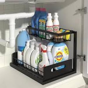 lot 3340 image: Merrylun Under Sink Organizer