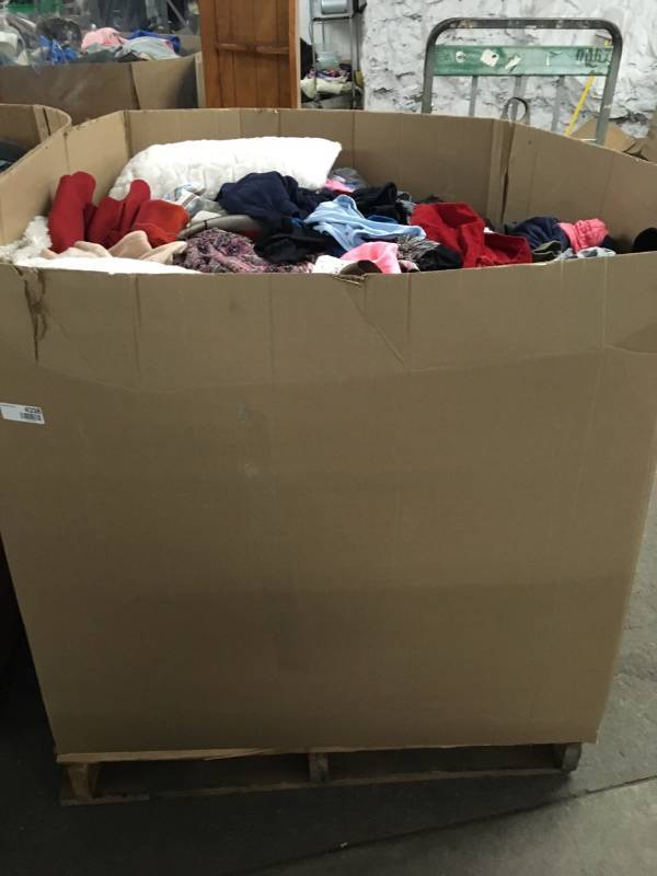 lot 4338 image: Gaylord with Large Quantity of Swap and Shop Random Items Gaylord not included bring your own bags or totes