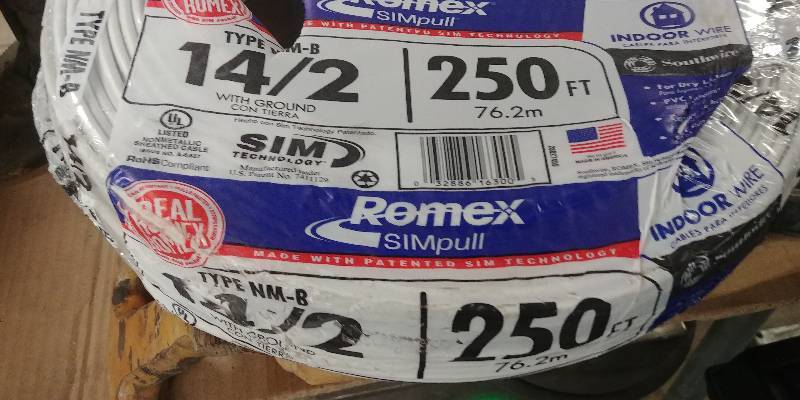 lot 26 image: 250 142 Type NMB Electrical Wire