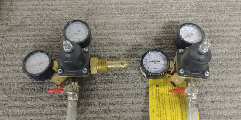 lot 32 image: Cornelius Pressure Gauges