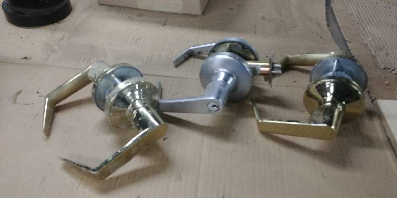 lot 61 image: 3 Sets of Commercial Door Handles