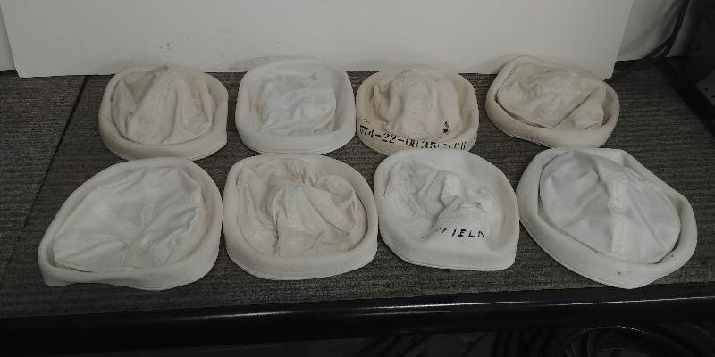 lot 75 image: Lot of 8 Navy Dixie Cup Hats