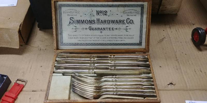 lot 82 image: Keen Kutter Silver Plated Silverware Set