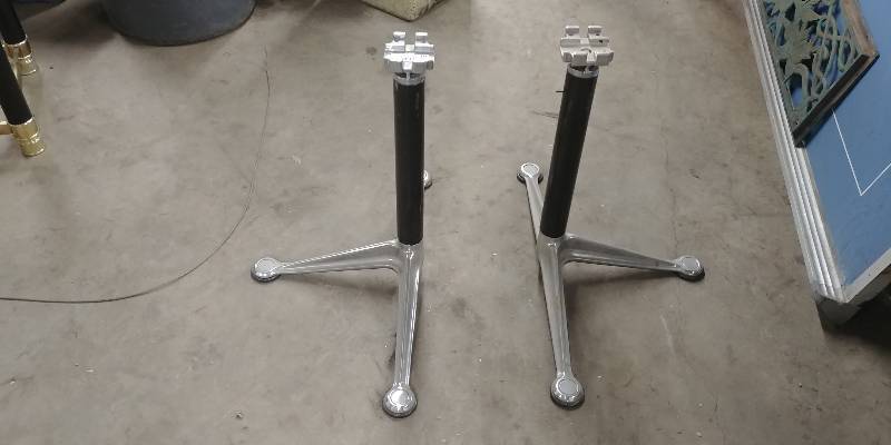 lot 178 image: Pair of Cast Iron Table Legs