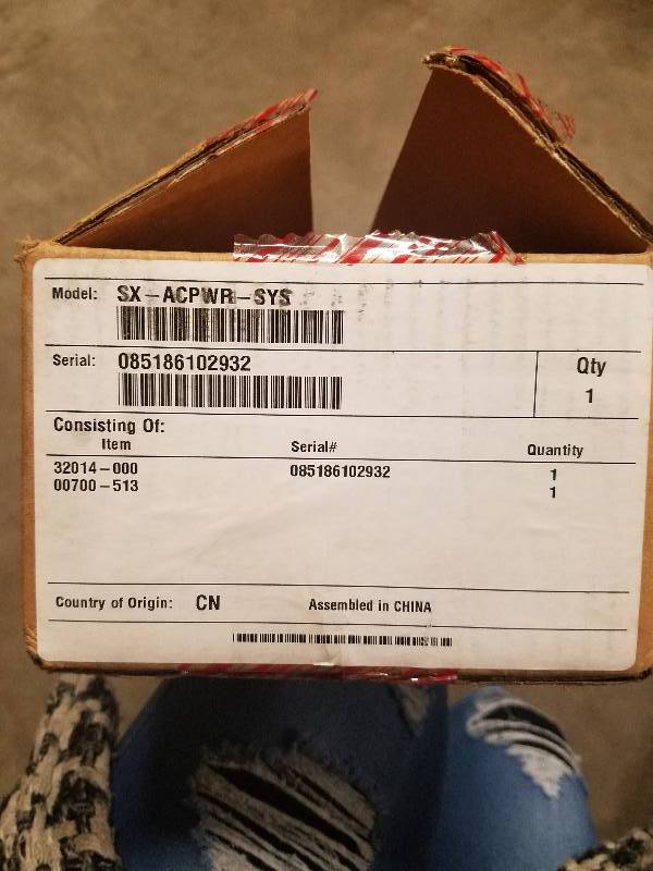 lot 3191 image: Brocade SX-ACPWR-SYS Power supply - 1200 Watt - for Foundry FastIron SuperX