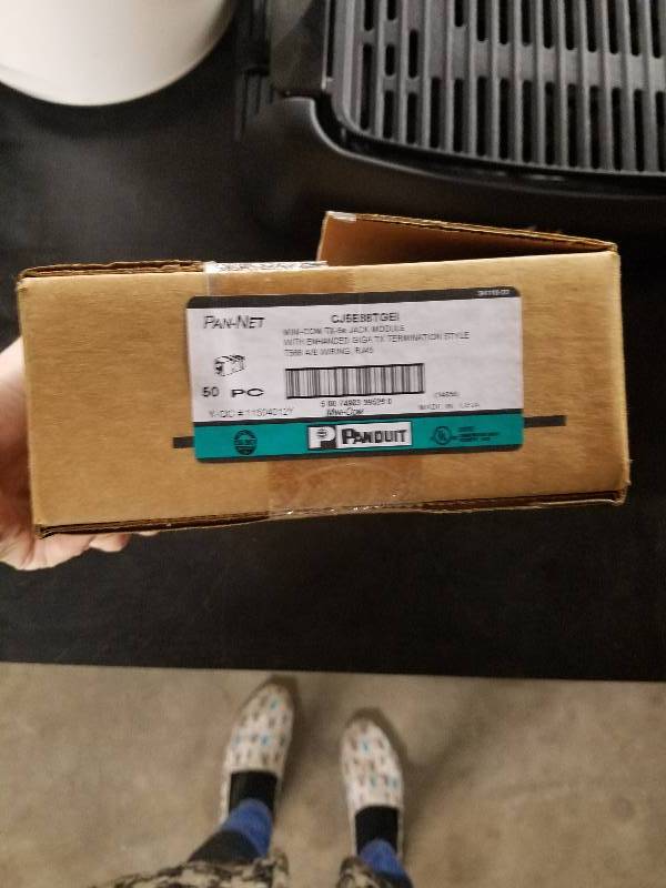 lot 3205 image: Box of Panduit Jack Modules