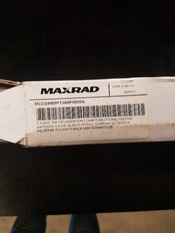 lot 5904 image: Maxrad 2,4 Ghz Ceiling Mount Omni Directional Indoor Antenna