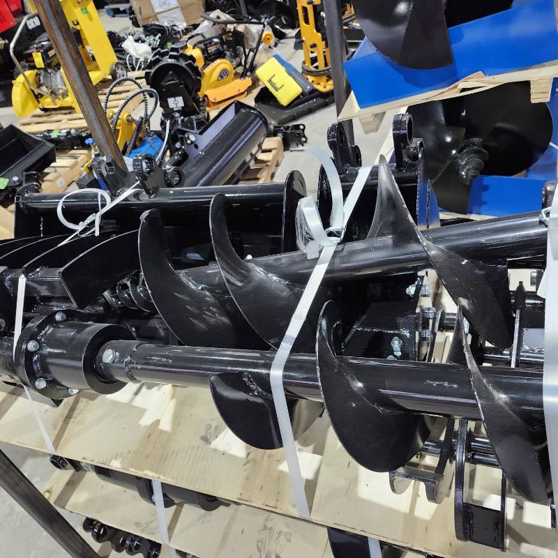 lot 8367 image: Unused CAPTOK Mini Excavator Attachments  QTY 8 Piece Set