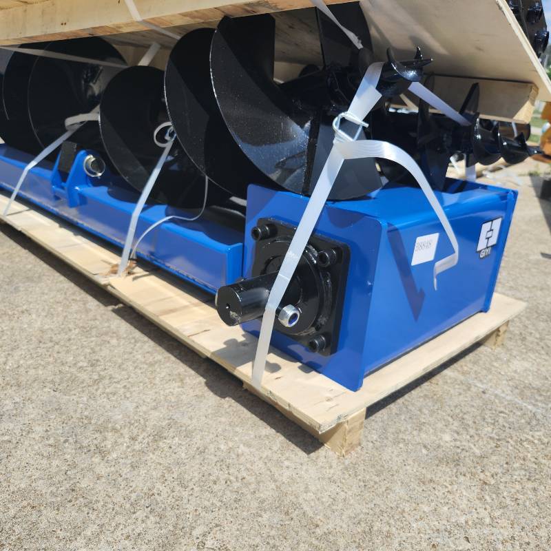 lot 8373 image: Unused GIYI Skid Steer Auger - Skid Steer Attachments