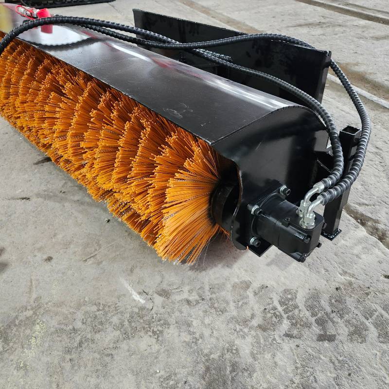 lot 8406 image: Unused GIYI Skid Steer Sweeper Attachment