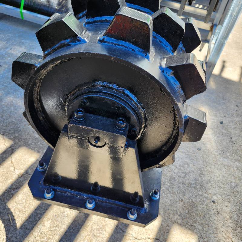 lot 8410 image: Unused GIYI Excavator Compaction Wheel - Excavator Attachments  Fits A 320 Excavator
