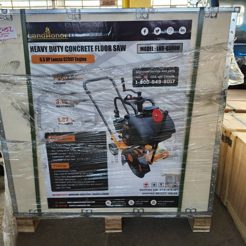 lot 2452 image: Unused 2024 Paladin Heavy Duty Concrete Floor Saw PLD-Q300