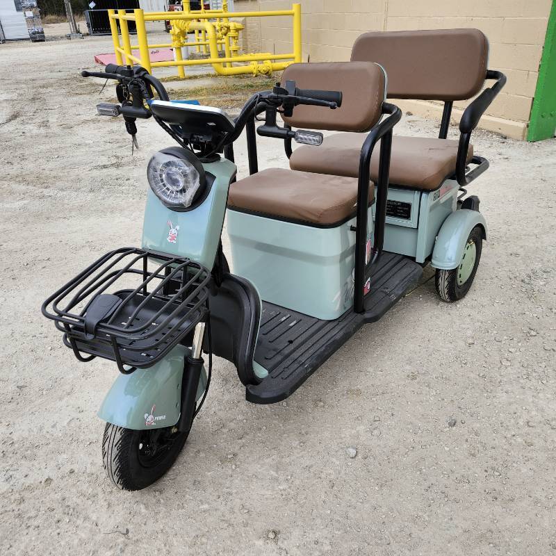 lot 8311 image: Meco Golf Cart  Tricycle  3-Seater
