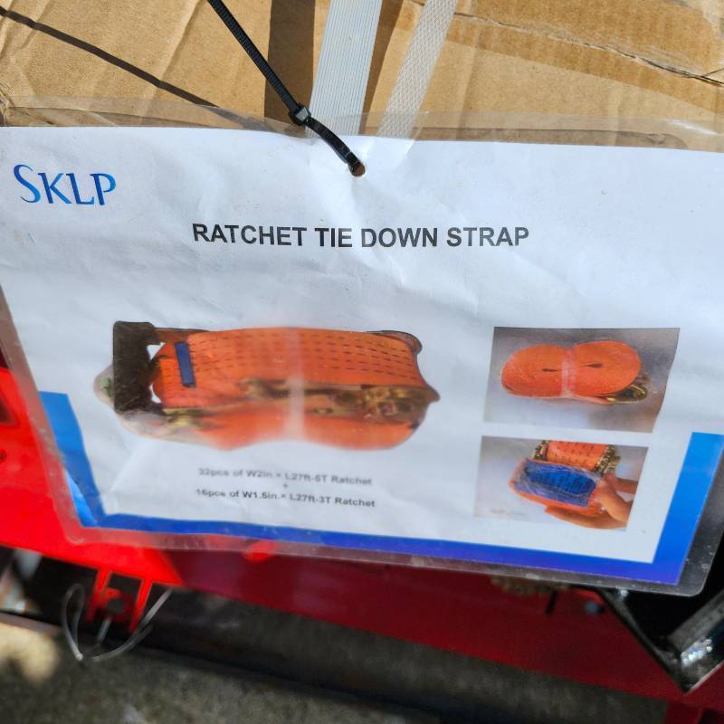 lot 8333 image: Unused SKLP Ratchet Straps  SK003