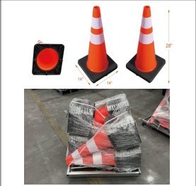 lot 6342 image: Unused Traffic Cones QTY (60pcs)