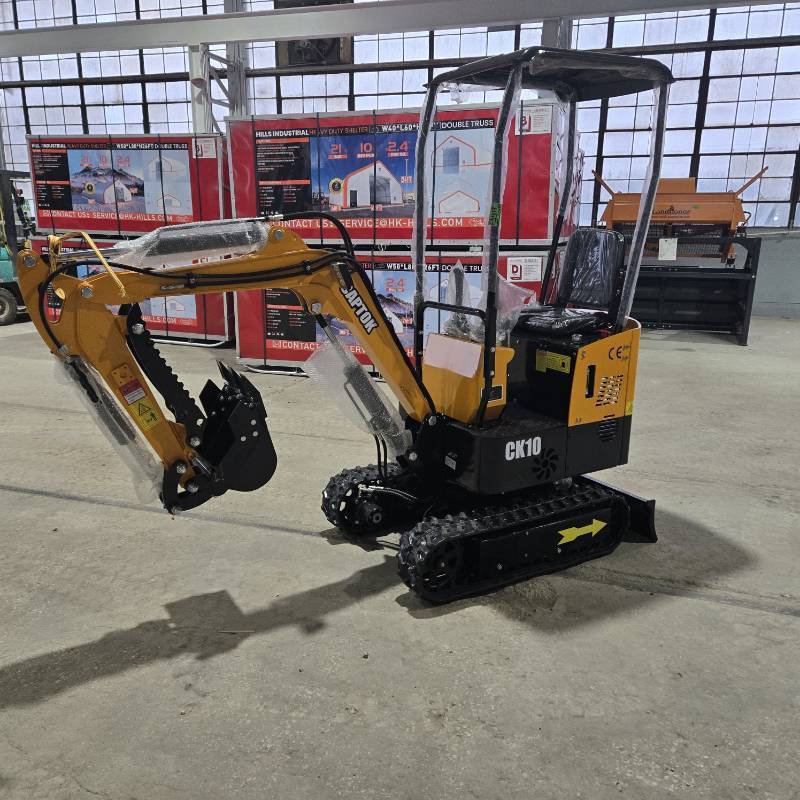 lot 8442 image: Unused CAPTOK Mini Excavator  CK10  Yellow