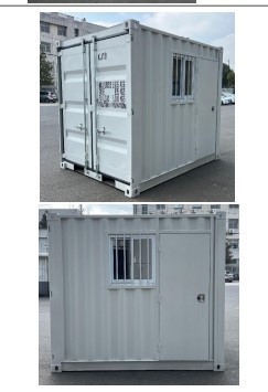 lot 6501 image: Unused 10 Ft Container W 1 Door & 1 Window