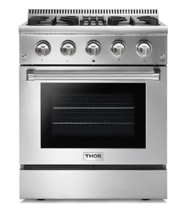lot 35687 image: Thor Kitchen HRD3088U 30 Dual Fuel Range