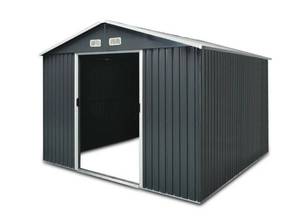 lot 3619A image: Unused TMG-MS0810 Metal Shed Apex 8Ft x 10FT