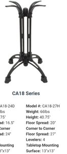lot 39729 image: Cast Iron Table Base CA18-27H