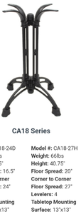 lot 39730 image: Cast Iron Table Base CA18-27H