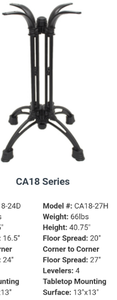 lot 39731 image: Cast Iron Table Base CA18-27H