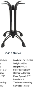 lot 39736 image: Cast Iron Table Base CA18-27H
