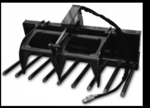 lot 2639 image: Compact Tractor Manure Fork Grapple  MFC-12-63W