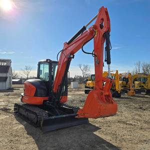 lot 34 image: 2019 Kubota Mini Excavator  Model KX163  Kubota 2.6L Deisel Engine  Hours 871.9