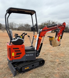 lot 20480 image: DM12RX-C Plus Mini Excavator 2024 Updated Model 1 Ton Mini Small Excavator, With Hydraulic Thumb and Pilot System, Dual Display Cameras, Fuel Injected Engine and Swing Boom