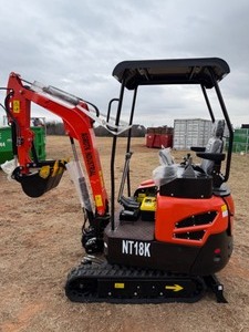 lot 20474 image: AGT Kubota D722 Diesel Powered 1.4 ton NT18K Mini Excavator with Pilot Controls
