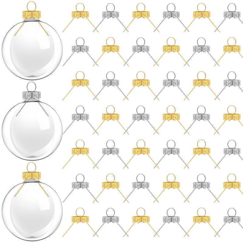 lot 55689 image: Libima Christmas Round Ornament Cap 0.8 Inch Metal Christmas Replacement Ornament Caps Christmas Hangers Caps for Porcelain Ceramic Glass DIY Craft Ornaments (Gold, Silver, 400 Pcs) - Retail $16952.97