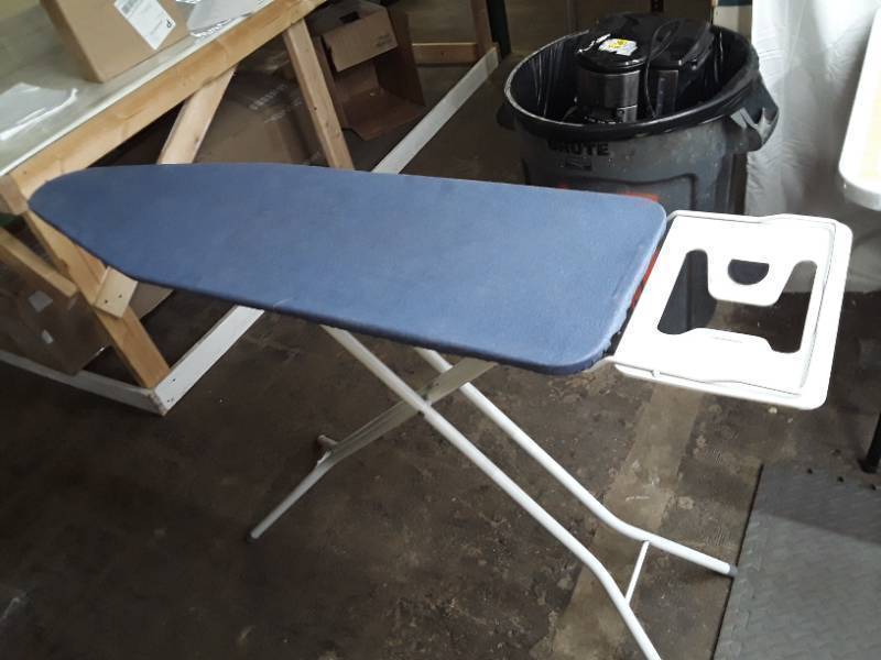 lot 56082 image: Ironing Board with iron holder