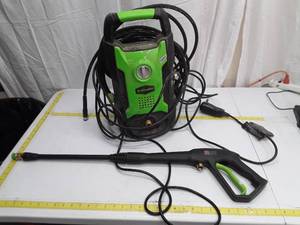 lot 30166 image: PARTS ONLY - Greenworks GPW1602 Power Washer - Does Not Power On