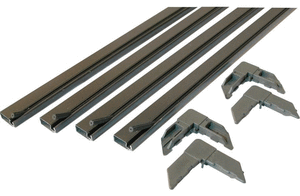 lot 30212 image: PARTS ONLY - Products PL7807 Bronze Screen Kit 48 x 48 - missing corner pieces