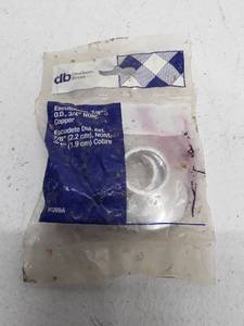 lot 30213 image: DBHL Escutcheon & Base Plates 78 in. Chrome Flat Escutcheon H1099A