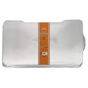 lot 30224 image: Traeger Grills - 5 Pack Drip Tray Liner for Ironwood 885 - Silver